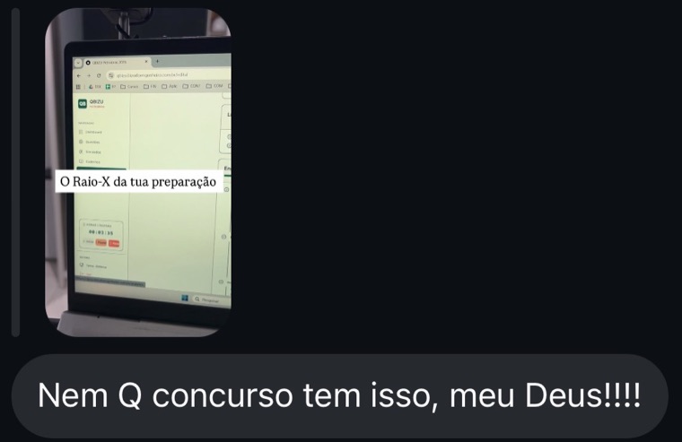 Depoimento de aluno do QBizu Petro